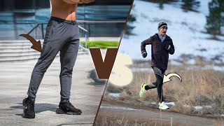 Mens Running Pants vs Tights  Which is Best for You [upl. by Eimor]