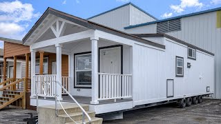 Amazing Luxurious Athens 528 Spacious Tiny House from Park Model Homes [upl. by Ganley]