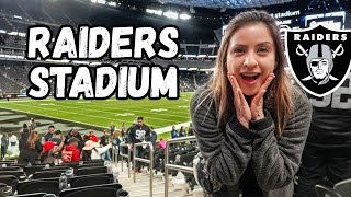 Inside the RAIDERS Allegiant Stadium in LAS VEGAS [upl. by Pinchas]