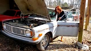 Vivian Old Start Fail in the Volvo  Car Wont Crank  Pump That Pedal 1405 [upl. by Saleem]