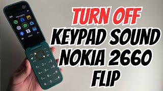 How to Turn Off Keypad Sound On Nokia 2660 Flip [upl. by Lednek]