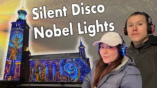 Experience Stockholm Nobel Week Lights with a Silent Disco ft Greta Thunberg [upl. by Ackerley531]