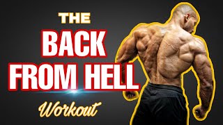 THE BACK WORKOUT FROM HELL Train Like Ryan [upl. by Raffaj]