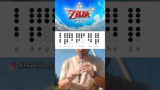 Fis Lament  Skyward Sword on Tin Whistle D with Tabs [upl. by Ailimac]