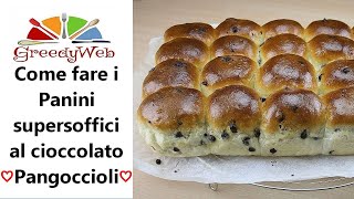 RICETTA BRIOCHE SENZA UOVA con gocce di cioccolato  Pangoccioli [upl. by Eekorehc169]