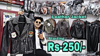 Leather Jacket in Hyderabad  Rs250 😱🔥 Leather Accessories  Mushitube Lifestyle [upl. by Delwin]