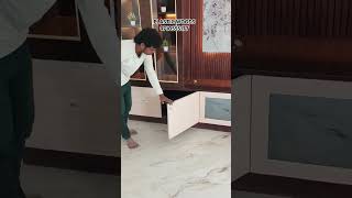 UPVC TV SHOW CASE DESIGN upvcinteriors kitchencabinets loft pooja interior wardrobes tvdecor [upl. by Llenil287]