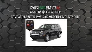 How To Replace Mercury Mountaineer Key Fob Battery 1998 1999 2000 2001 2002 2003 2004 2005 2006 2007 [upl. by Ez]