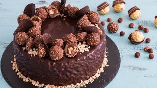 Ferrero Rocher Cake  4k video [upl. by Noah953]