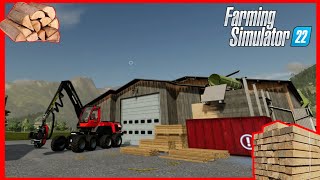 Farming Simulator 22Comment faire des planches [upl. by Dianthe]