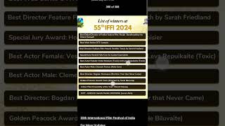 55th IFFI AWARDS study shorts 2025 [upl. by Anelat590]