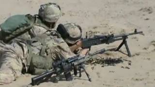 C6 MACHINE GUN FIRING IN AFGHANISTAN [upl. by Yssirhc]