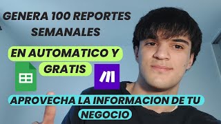 Cópiame esta automatización y genera cientos de reportes semanales de tu negocio [upl. by Maddy]