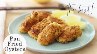 How to Make Pan Fried OYSTERS [upl. by Aslehc325]