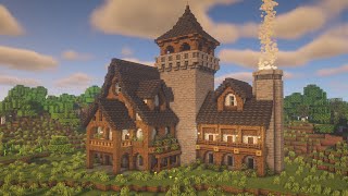 Minecraft Medieval Mansion Tutorial [upl. by Markson]