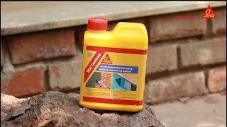 Sika CemCrete acrylic based waterproof coating system waterproofing constructionchemicals sika [upl. by Yerag950]