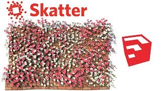 How to Use Skatter Plugin in SketchUp  Part 2 [upl. by Dotson]