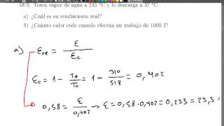 Ejercicio de máquina de Carnot 12 [upl. by Bonney]