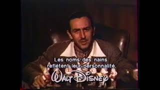 Les Coulisses de Blanche Neige et les Sept Nains 19371938 Fin de la VHS de 1994 [upl. by Yetsirhc]