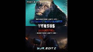 Monsterverse vs Marvel Part 3 [upl. by Aneet]