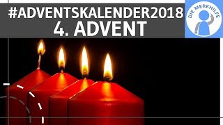 Gewinnspiel zum 4 Advent  Die Merkhilfe Adventskalender 2018 Weihnachten [upl. by Lledner]