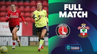 Full Match Charlton Athletic v Southampton  Barclays Womens Championship 202425 [upl. by Trammel]