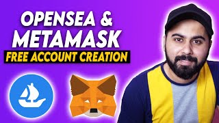 How to Create OpenSea NFT Account amp Connect to MetaMask FOR FREE [upl. by Nolyd917]