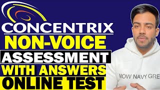 Concentrix NON VOICE Assessment 2024 with Answers  Amcat Test  Customer Service [upl. by Joete]