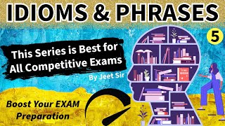 Essential Idioms and Phrases for All Competitive Exams  Idioms amp Phrases  SSC  CGL CHSL MTS [upl. by Aryas793]