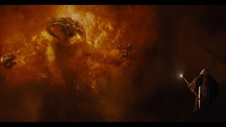 La Batalla De La Cima Gandalf vs Balrog  Versión Completa Cinematográfica [upl. by Dnomzed]