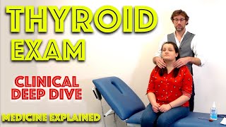 How to Perform A Thyroid Exam  Clinical Skills  Dr Gill [upl. by Nnayt]