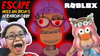 Escape Miss AniTrons Detention ROBLOX [upl. by Ettezus250]