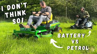 STOP Wasting Cash on Petrol Mowers Are Battery ZERO Turns the Future [upl. by Damha]