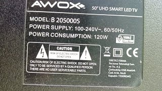 Awox LED TV Ses var Görüntü Yok [upl. by Jayson]