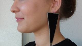 Tutoriel  Boucles doreilles en plastique dingue [upl. by Ynahirb]