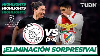 Highlights  Ajax 0231 Benfica  UEFA Champions League 2022  8vos vuelta  TUDN [upl. by Brazee908]