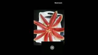 How I Slice watermelon very satisfyingFruit [upl. by Waly]