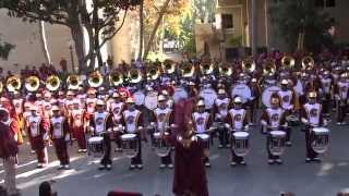 USC Trojan Marching Band 2014 Tribute to Troy  Heritage Hall  11292014 [upl. by Loram]