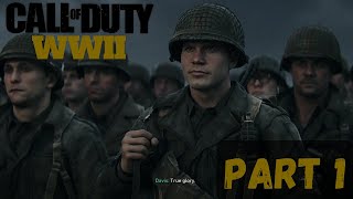 DDay Battle – Normandy Invasion  Call of Duty WWII Gameplay 1 [upl. by Nosnah]