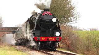 S15 847 at the Bluebell Railway Winter 2016 compilation [upl. by Enamrahs]