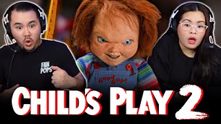 CHILDS PLAY 2 1990 MOVIE REACTION First Time Watching Chucky  Chucky 2 [upl. by Rikahs273]