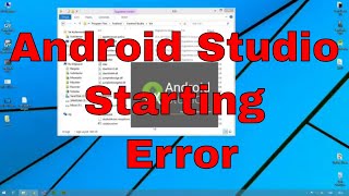 Android Studio  Start Failed  Error   Android  Error Solution  2018 [upl. by Ellerol]