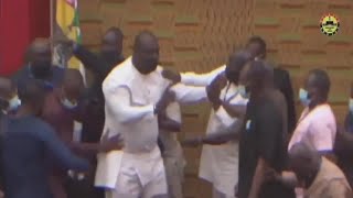 Punches thrown in Ghana parliament [upl. by Eive]