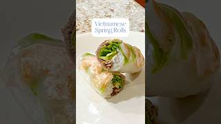 Let’s make Vietnamese Spring Rolls vietnamese food cooking healthy lunch dinner springroll [upl. by Baniaz]