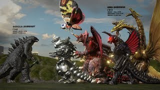 EVOLUTION of GODZILLA MONSTERS Size Comparison [upl. by Kernan]