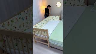 Giường cũi cho em bé  Xưởng giường ghép KID giuongcui giuongghep [upl. by Nyvar]