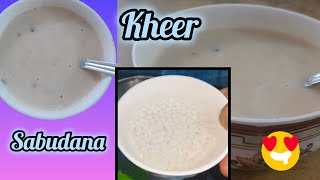 Sabudana kheer  Baby food  6 Months start sabudana kheer  sabudana kheer recipe for fast  kheer [upl. by Logan]