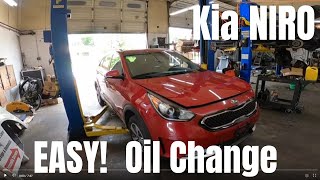 Kia Niro Oil Change for Dummies [upl. by Nirtiac930]