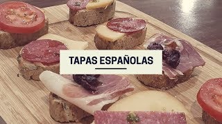 Como Preparar Montaditos o Tapas Españolas [upl. by Yrahca938]