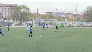 F RAYO VALLECANO B 41 DEPORTIVO CIEMPOZUELOS A Primera parte Alevin [upl. by Okun]